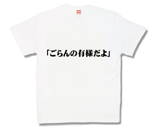 ごらんの有様だよ