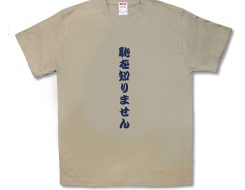 恥を知りません